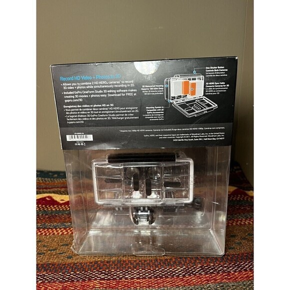 GOPRO 3D HERO CAMERA SYSTEM -DUAL HD 1080 & HERO 2 CAMERAS AHD3D-001 NEW - Picture 3 of 5